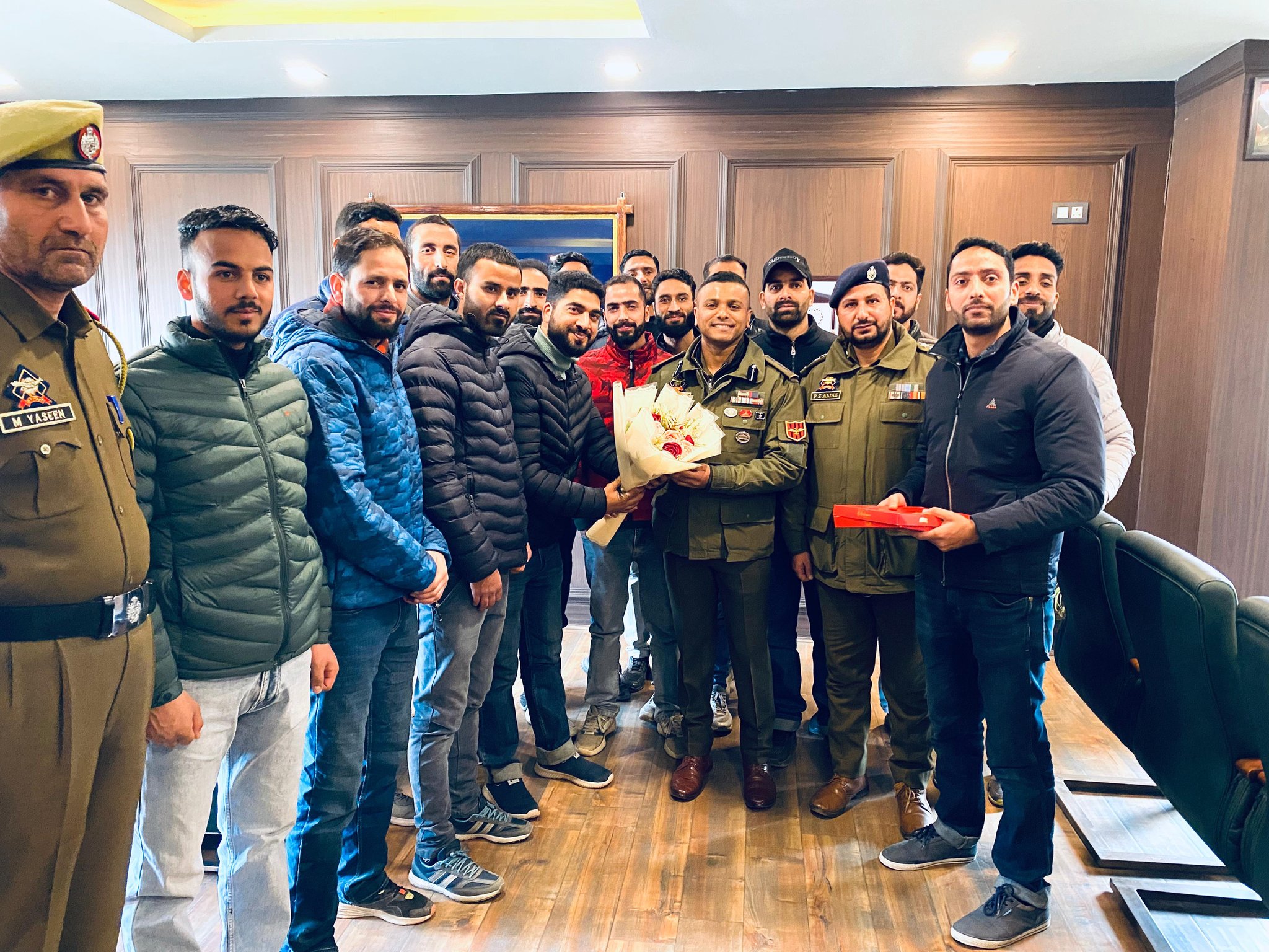 Delegation of newly selected PSIs visited DPO Baramulla