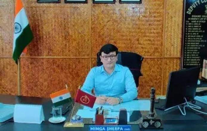 Mr. Minga Sherpa, transferred and posted as Deputy Commissioner, Baramulla.