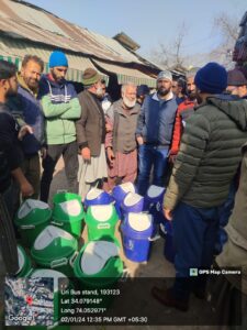 Bopar mandal uri and MC uri distribu dustbin in uri market