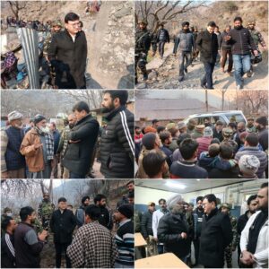 DC B'la conducts extensive tour of border villages of Uri Sub-Division