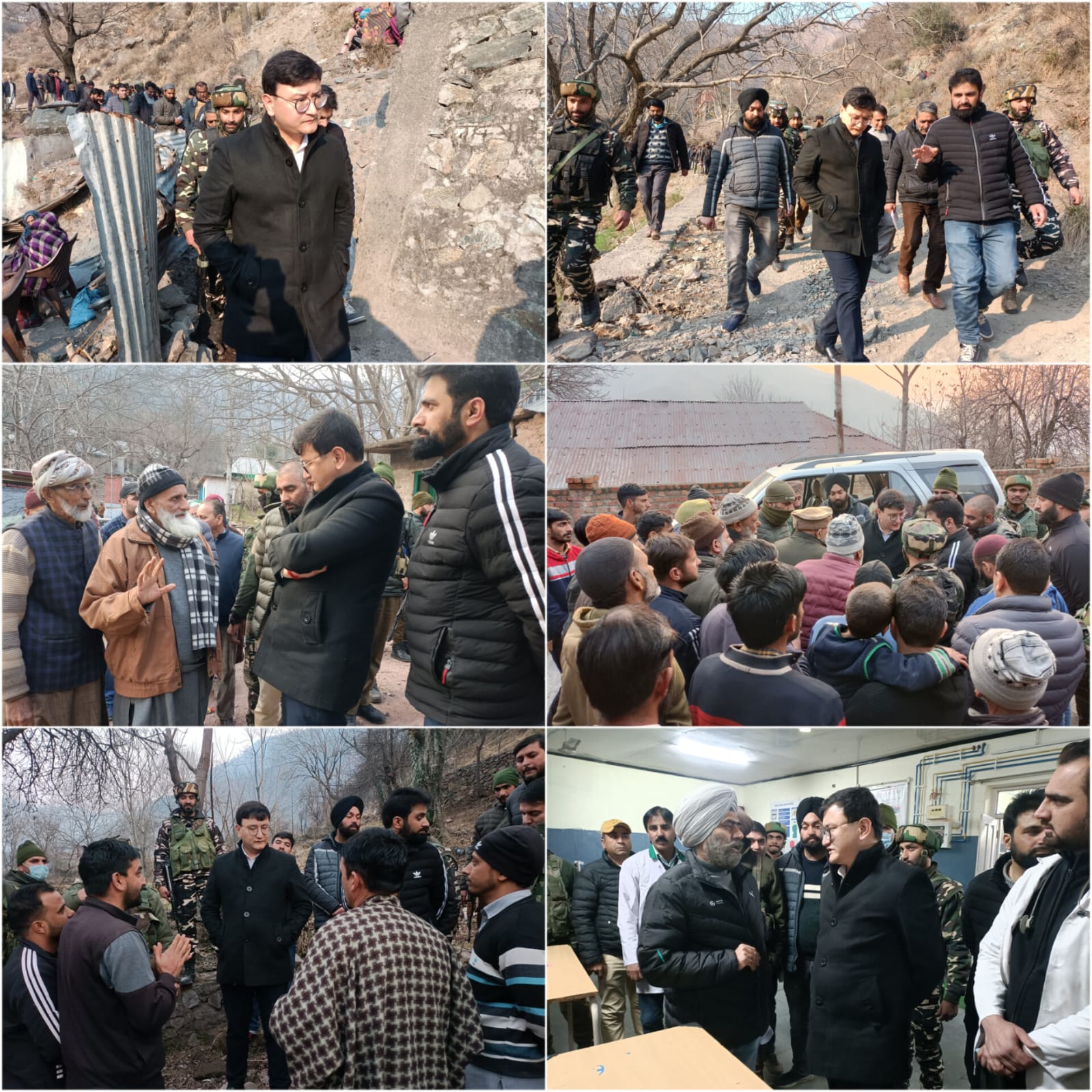 DC B’la conducts extensive tour of border villages of Uri Sub-Division