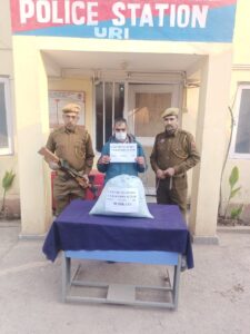 Police arrests drug peddler in Baramulla; Contraband substances recovered