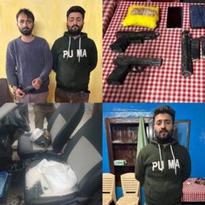 Two Hybrid Militants Arrested in Baramulla, Arms And Ammunition Recovered*