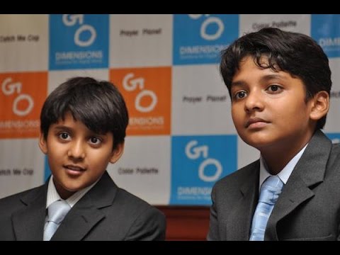 Meet genius brothers who became India’s youngest CEOs and app developers at ages of 10 and 12