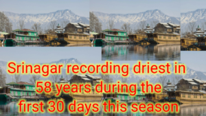 AIU News: Srinagar Experiences Driest January in 58 Years