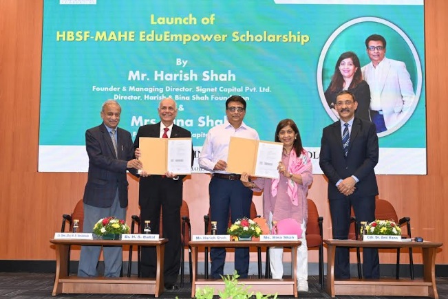 MIT, MAHE Launches “HBSF-MAHE EduEmpower Scholarship” for B. Tech Aspirants: an Initiative Anchored by an Alumnus of MIT