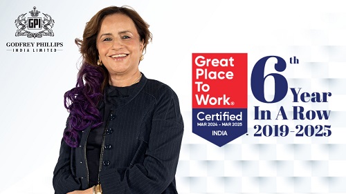 Godfrey Phillips India Ltd. Celebrates Sixth Consecutive Recognition as Great Place To Work