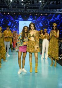 Rhea Chakraborty Turns Muse for Eshaa Amiin at Pune Times Fashion Week