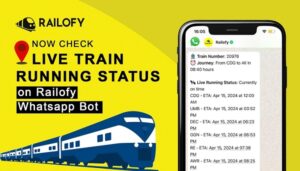 RAILOFY Launches Hassle-Free Train Live Running Status on WhatsApp