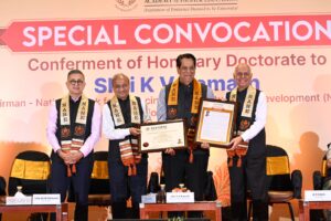 MAHE Celebrates Special Convocation for Conferment of Honorary Doctorate to K. V. Kamath