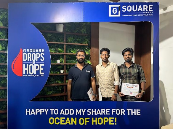 G Square Organizes ‘Drops of Hope’ Blood Donation Drive, Garners Massive Turnout