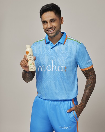 Indian Cricket Star Surya Kumar Yadav Becomes the New Face of moha:, Leading Ayurvedic Wellness Brand