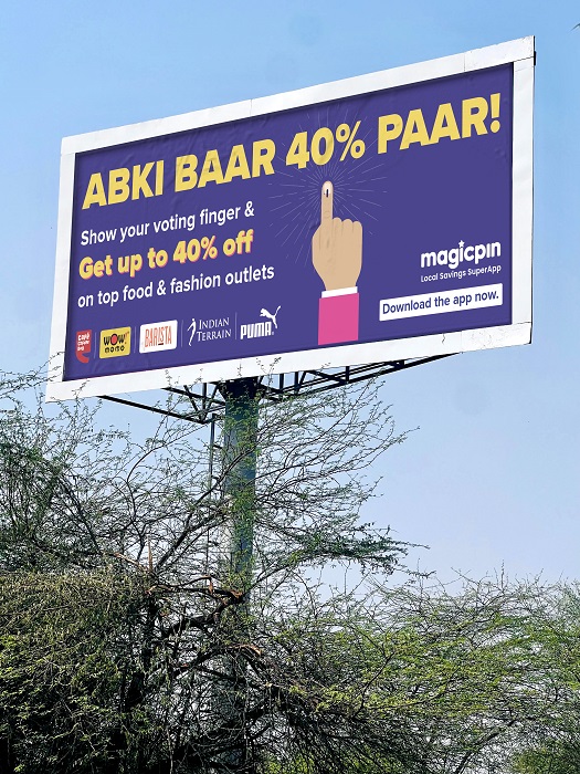 magicpin launches “Abki baar 40% paar” campaign for Election 2024