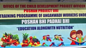 **Training Programme for Anganwadi Workers Held Under “Poshan Bhi Padhai Bhi” in Uri**